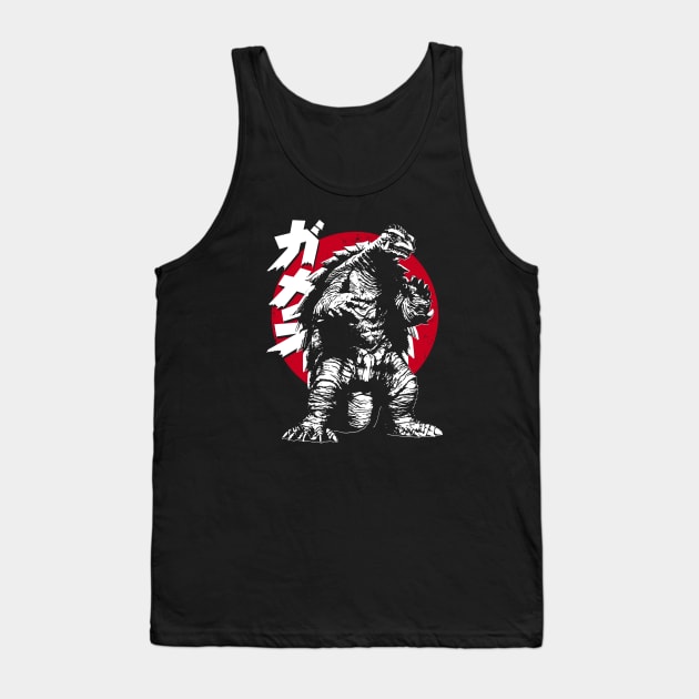 GAMERA '99 - Big sun (4 black tees) Tank Top by ROBZILLA